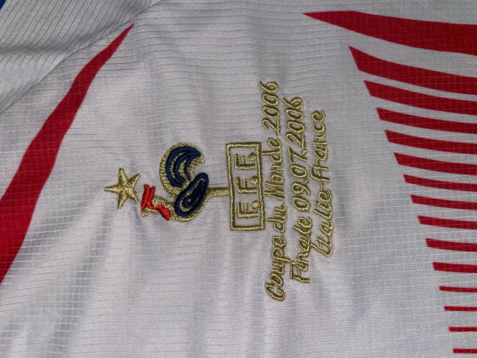 T-shirt France Mondial 2006 Zidane #10 | Taille S – photo 4